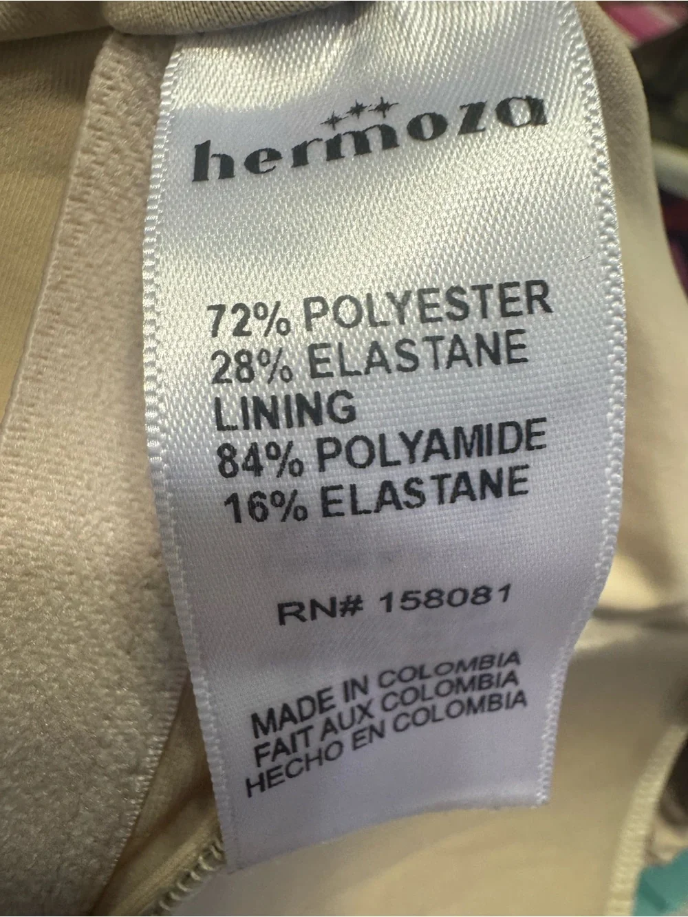 Hermoza two piece swimsuit Polynesian leaf print brand new with tags only tried